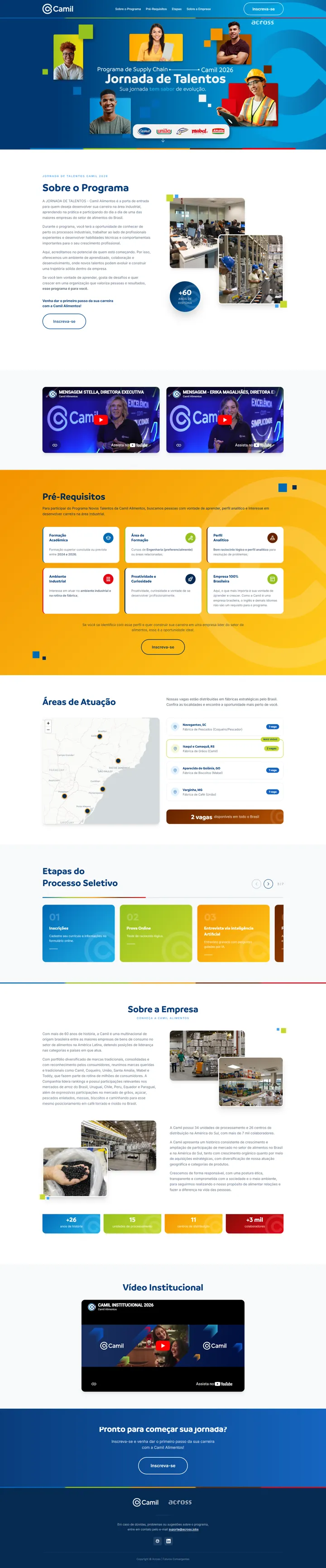 Camil — site completo