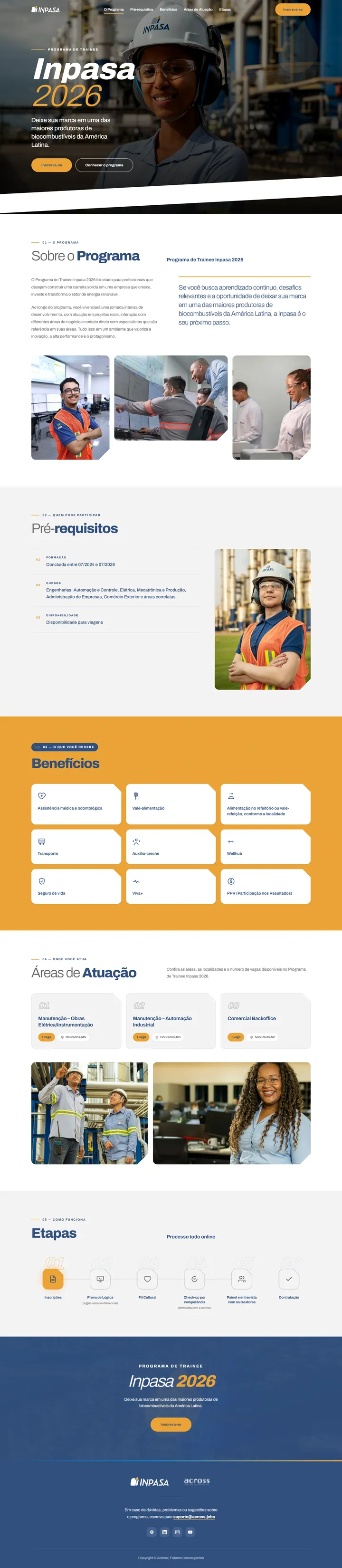 Inpasa — Landing Page · Trainee 2026