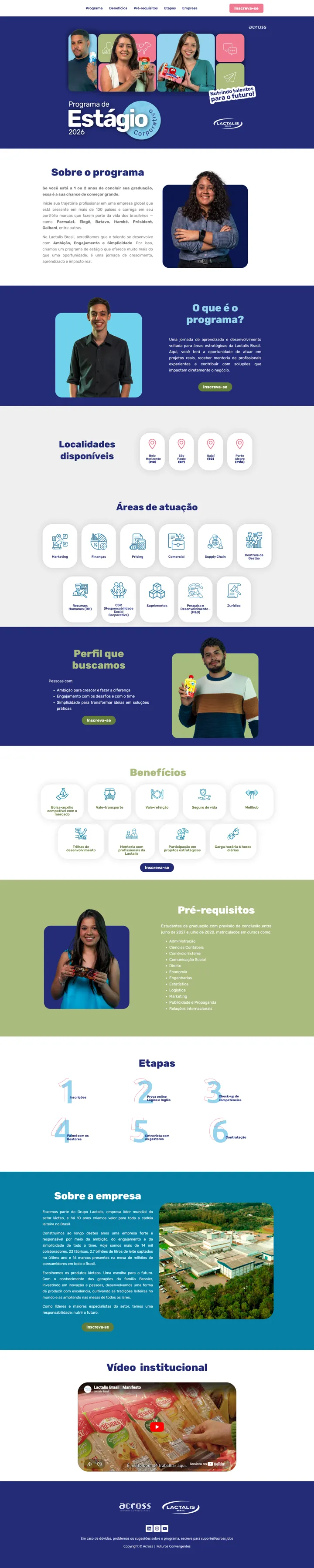 Lactalis — projeto recente